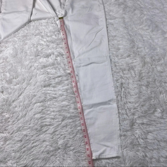 New with Defects J Crew 8” Toothpick Jeans White - Picture 5 of 10